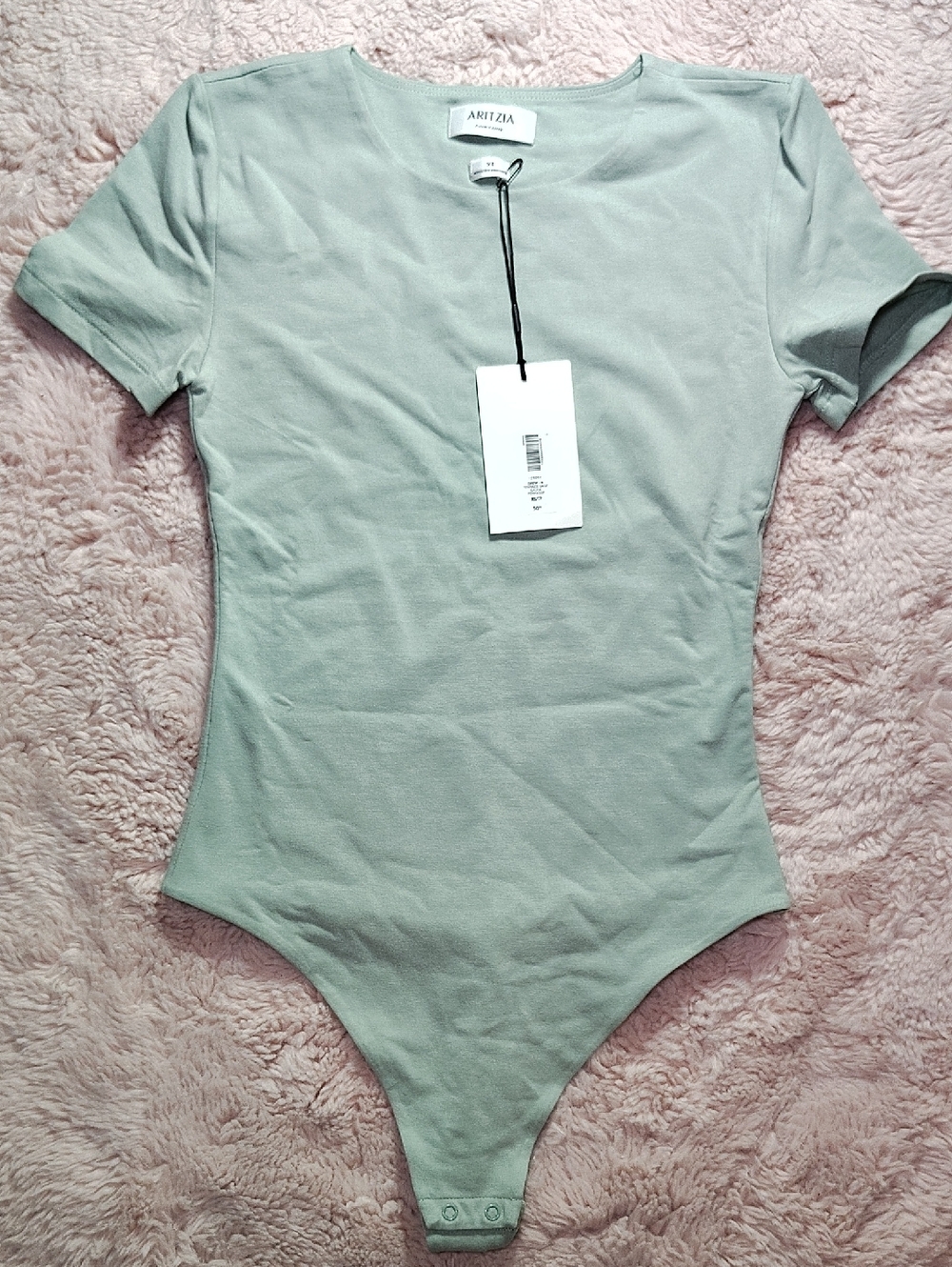 Aritzia Casual Contour Cotton Summer Bodysuit XS